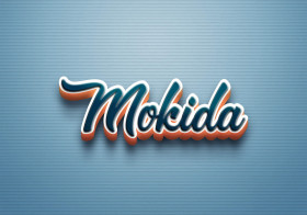 Cursive Name DP: Mokida
