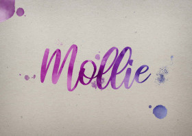 Mollie Watercolor Name DP