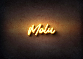 Glow Name Profile Picture for Molu