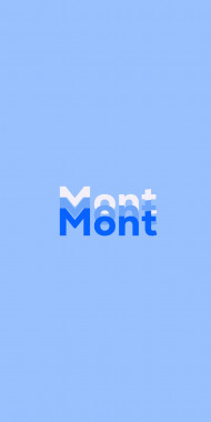 Name DP: Mont