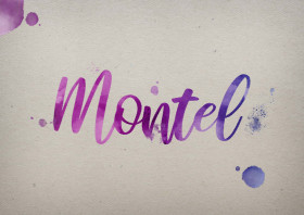 Montel Watercolor Name DP