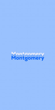 Name DP: Montgomery