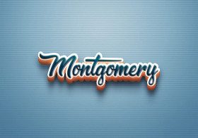 Cursive Name DP: Montgomery