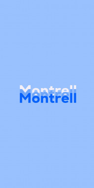 Name DP: Montrell