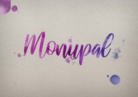 Monupal Watercolor Name DP