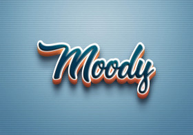 Cursive Name DP: Moody