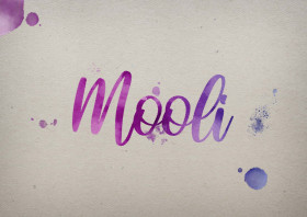 Mooli Watercolor Name DP