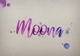 Moona Watercolor Name DP