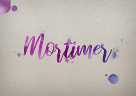 Mortimer Watercolor Name DP