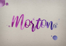 Morton Watercolor Name DP