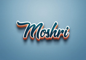 Cursive Name DP: Moshri