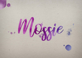 Mossie Watercolor Name DP