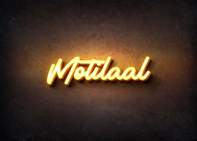 Glow Name Profile Picture for Motilaal