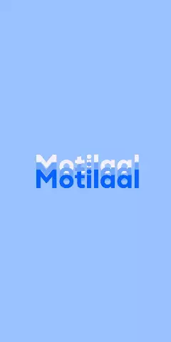 Name DP: Motilaal