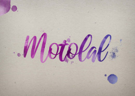 Motolal Watercolor Name DP