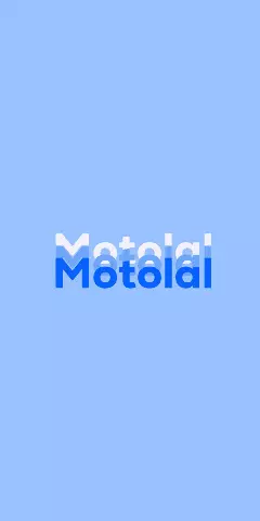 Name DP: Motolal