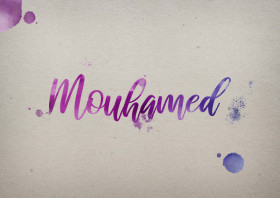 Mouhamed Watercolor Name DP