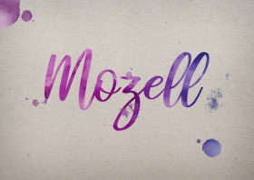 Mozell Watercolor Name DP