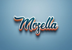 Cursive Name DP: Mozella