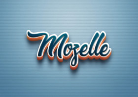 Cursive Name DP: Mozelle