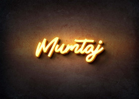 Glow Name Profile Picture for Mumtaj