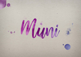 Muni Watercolor Name DP
