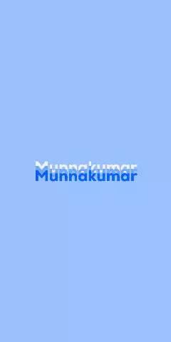 Name DP: Munnakumar