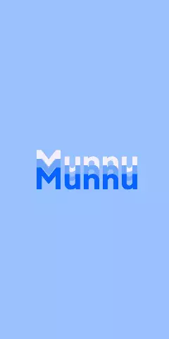 Name DP: Munnu