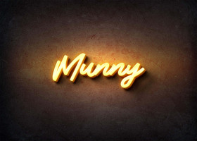 Glow Name Profile Picture for Munny