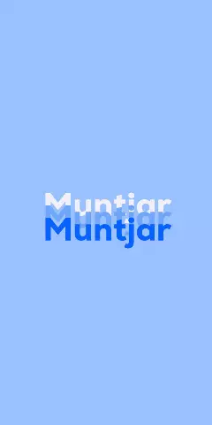Name DP: Muntjar