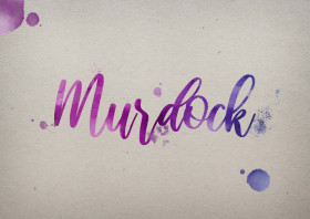 Murdock Watercolor Name DP