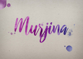 Murjina Watercolor Name DP