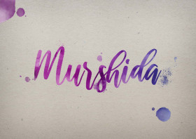 Murshida Watercolor Name DP