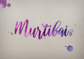 Murtibai Watercolor Name DP