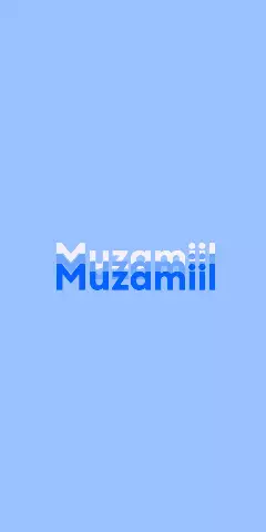 Name DP: Muzamiil