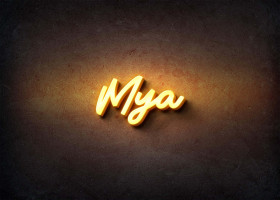 Glow Name Profile Picture for Mya