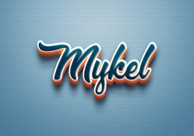 Cursive Name DP: Mykel