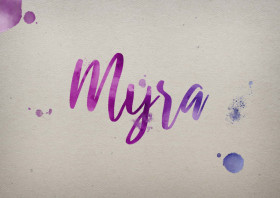 Myra Watercolor Name DP
