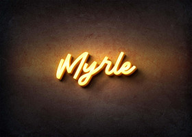 Glow Name Profile Picture for Myrle
