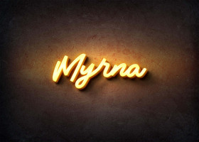 Glow Name Profile Picture for Myrna