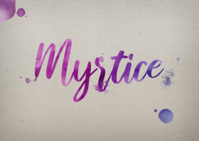 Myrtice Watercolor Name DP