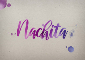 Nachita Watercolor Name DP