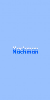 Name DP: Nachman
