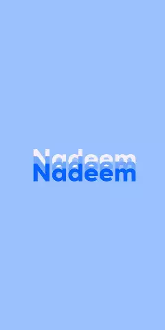 Nadeem Name Wallpaper