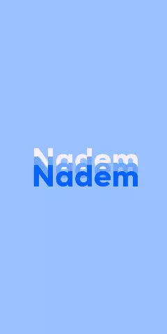 Name DP: Nadem