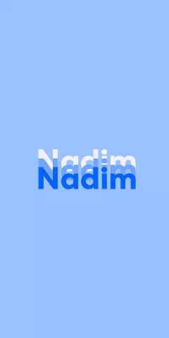Nadim Name Wallpaper