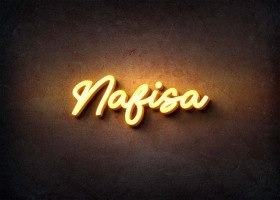 Glow Name Profile Picture for Nafisa