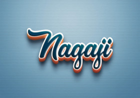Cursive Name DP: Nagaji