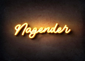 Glow Name Profile Picture for Nagender