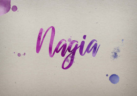 Nagia Watercolor Name DP